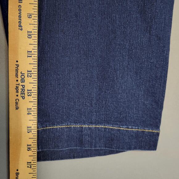 Just My Size Capri Pants Womens 2X Blue Denim Pull On Elastic Waist Stretch NWOT - Picture 11 of 14